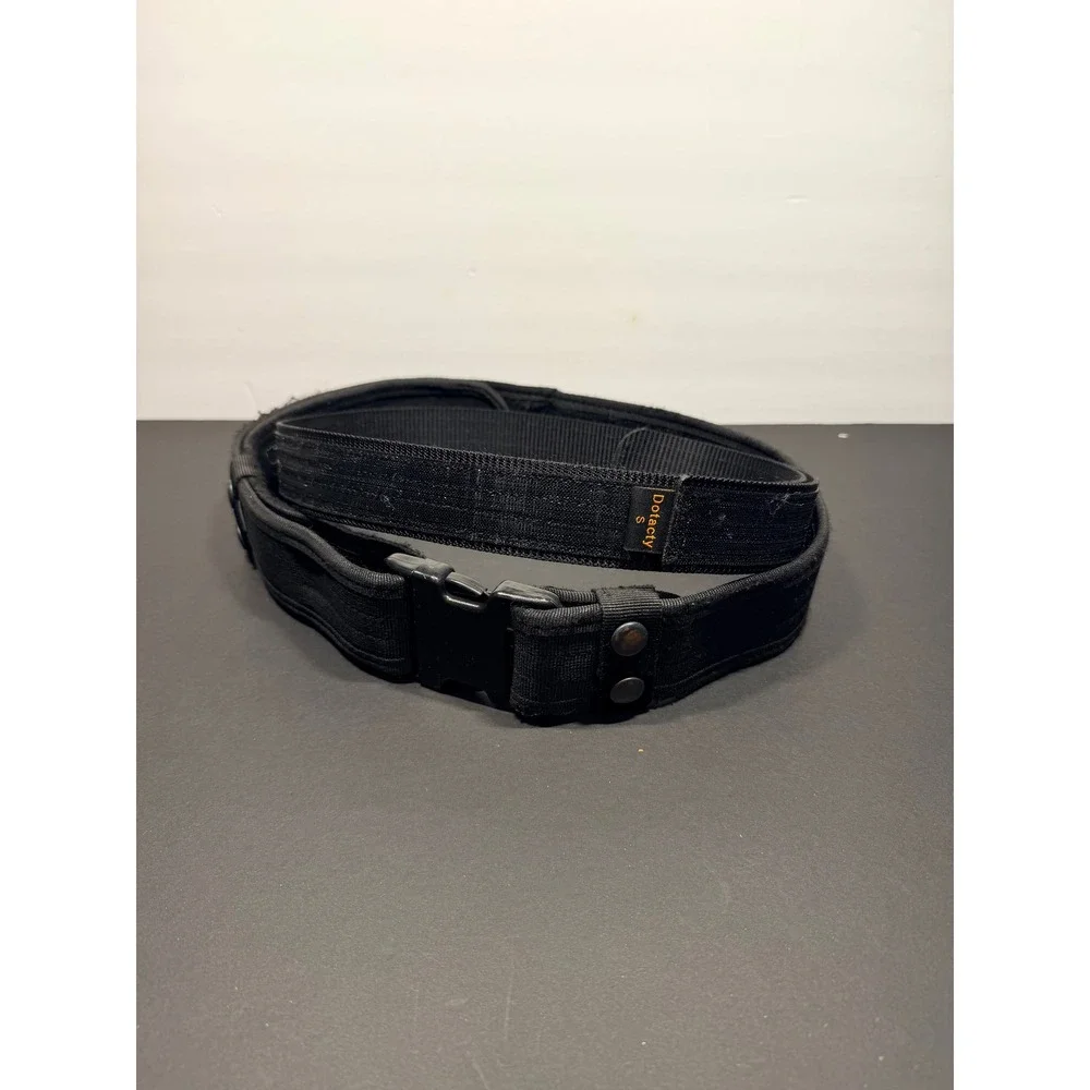 Dotacty Black Law Enforcement Tactical Duty Belt System Sz S‎ with Inner Belt